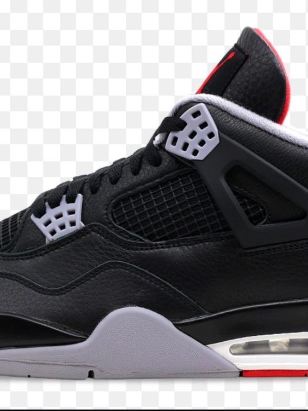 Jordan Kids Black, White & Red Sneakers